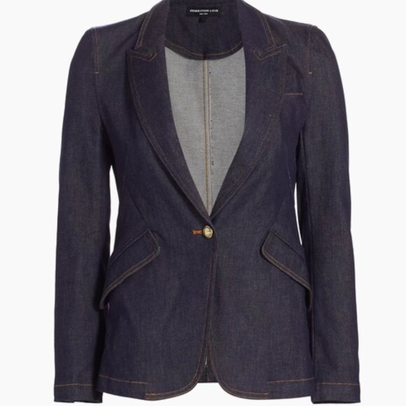 Generation Love Ollie Sheen Denim Blazer Size XS